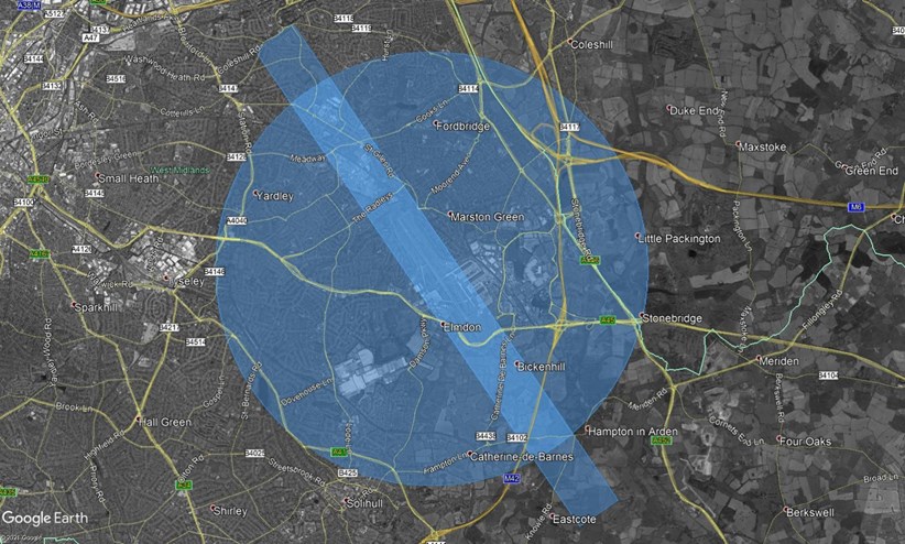 Map of where drones are allowed