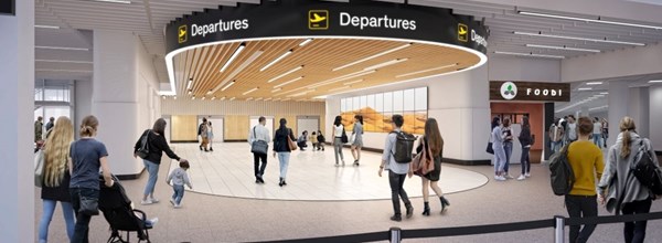 Works begins on new BHX security area 