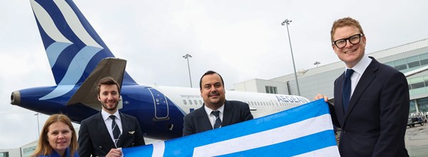 In front of Aegean Plane