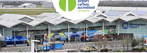 Birmingham Airport Carbon Accreditation Level 3